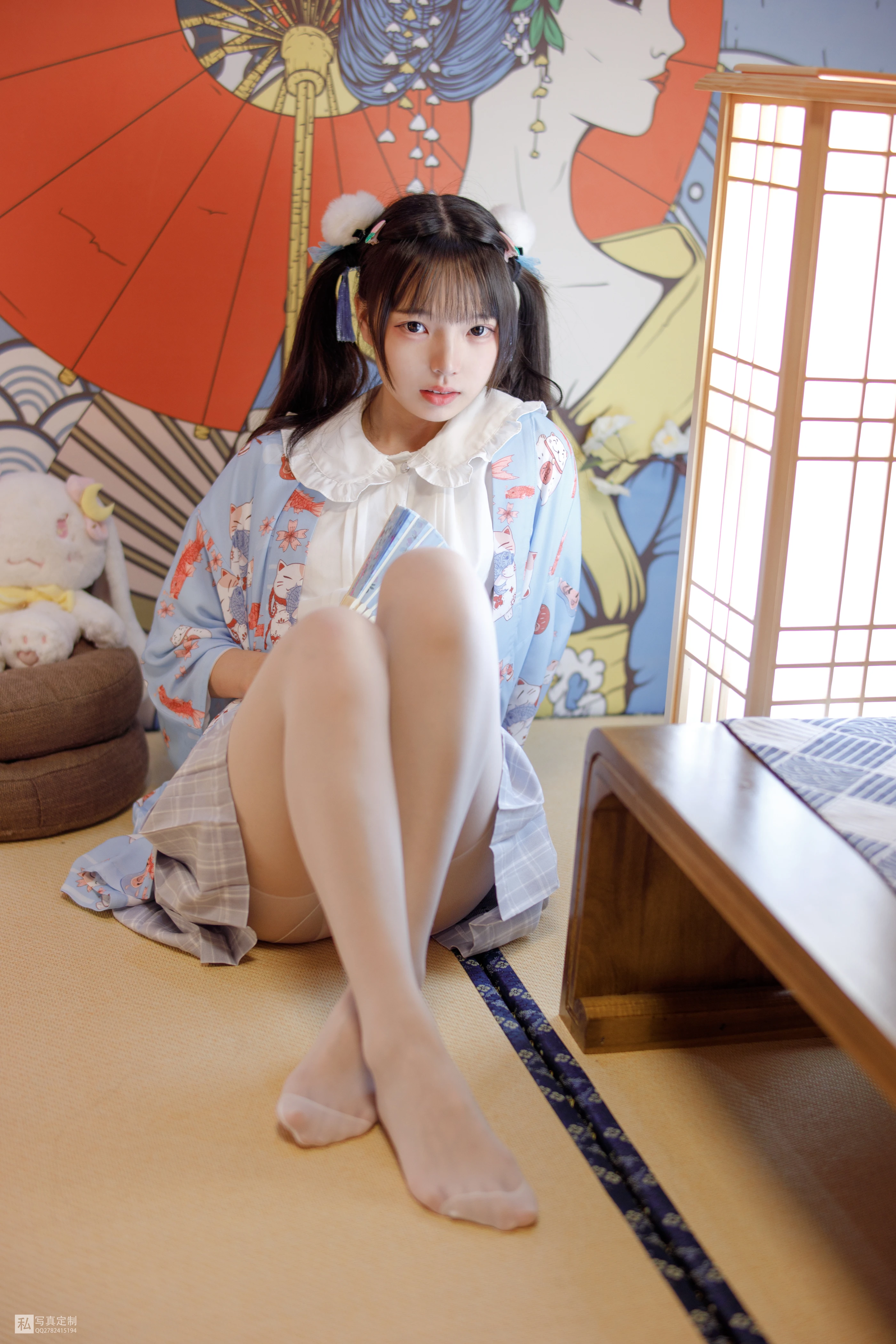 森萝财团 JKFUN-027 花里胡哨的民宿 5D白丝 默陌 [65P 1V]插图5